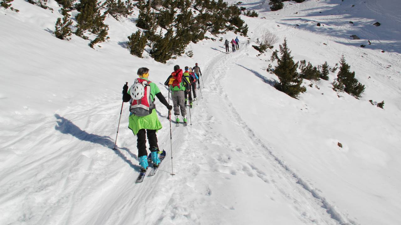 Winterwandern in den Tiroler Alpen