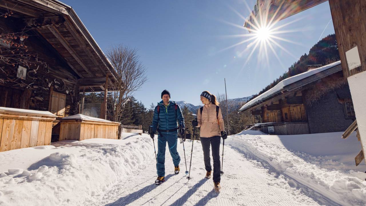 Pertisau vor dem Karwendelgebirge